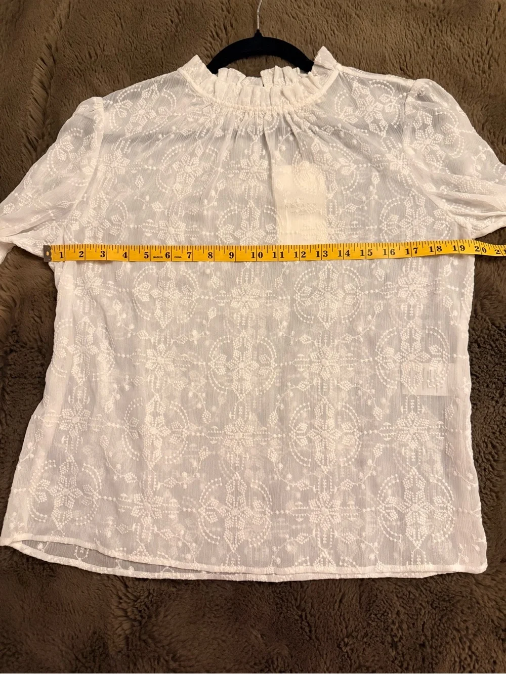 NWT - Sezane Valentine blouse - size 38 or US 6 - Picture 13 of 13